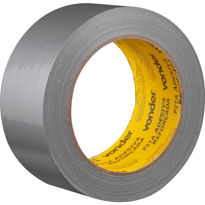 Fita adesiva reforçada, 50 mm x 25 m prata