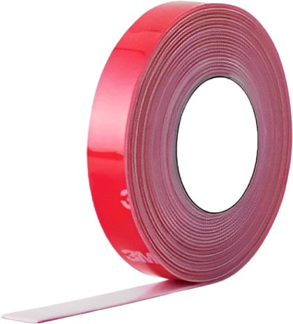 Fita dupla face cinza, 12 mm x 3 m