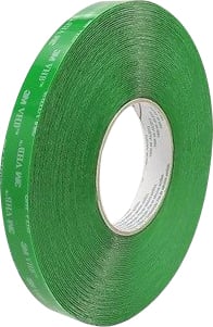 Fita dupla face incolor, 19 mm x 5 m