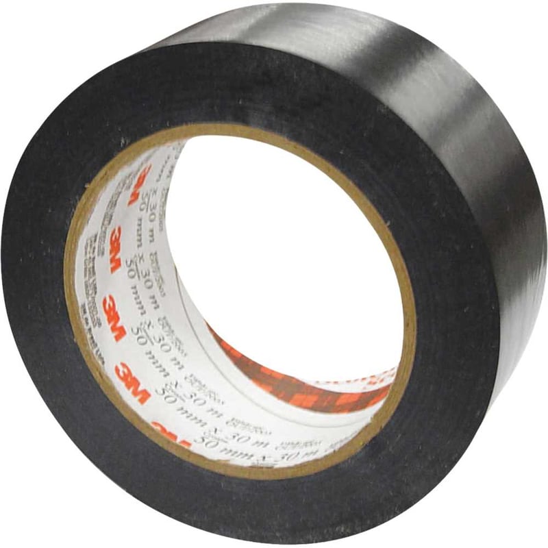 Fita adesiva para demarcação, 50 mm x 30 m, preta, H0000332819