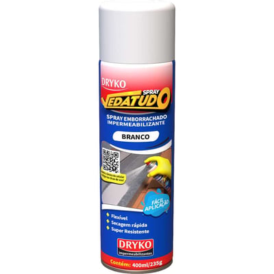 Spray branco impermeabilizante, 400 ml