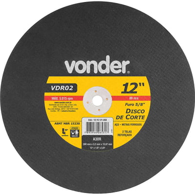 Disco de corte 300 mm x 3,2 mm x 15,87 mm VDR02