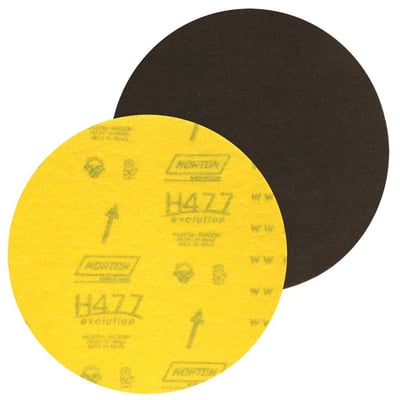 Disco de lixa 180 mm, grão 320, costado em pluma sem furo, para mármore e granito, Speed-Grip