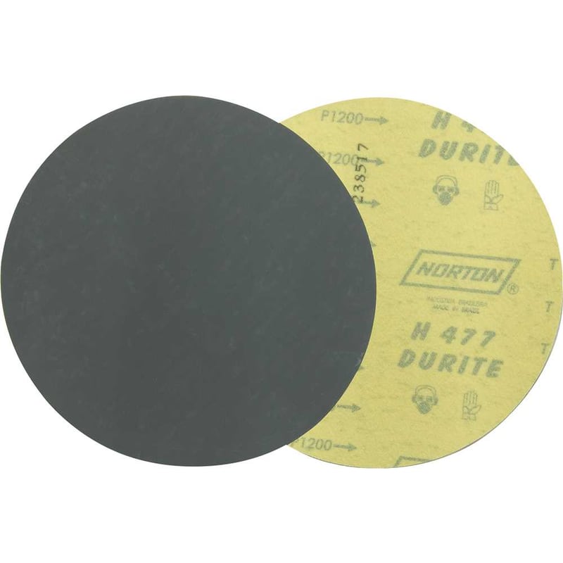 Disco de lixa 180 mm, grão 1200, costado em pluma sem furo, para mármore e granito, Speed-Grip