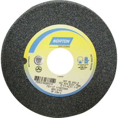Rebolo chanfrado 6" x 3/16", grão 80