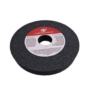 Rebolo reto 152,4 mm x 19,0 mm x 31,75 mm, carbeto de silício verde GC80, para metal duro/wídea