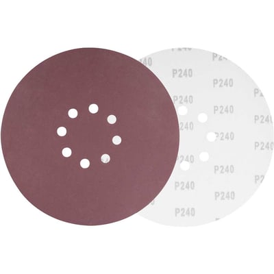 Disco de lixa com costado em pluma 225 mm, grão 240, para as lixadeiras LPV 400B, LPV 600, LPV 925, LPV 950B e LPV 1000