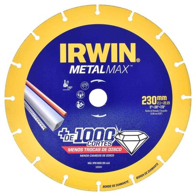 Disco de Corte Diamantado para Metais 230 mm x 2,1 mm x 22,23mm