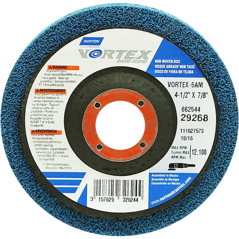 Disco de desbaste/acabamento, flap-disc, VORTEX, reto, 4.1/2", grão 120