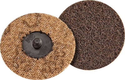 Disco roloc Scotch-Brite 75 mm, com grãos abrasivos