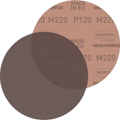 Disco de lixa telado com costado em pluma, 152 mm, grão 120, M220 MESHPOWER