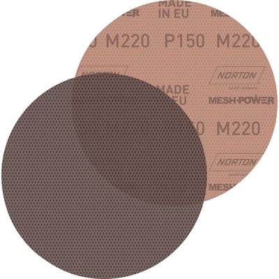 Disco de lixa telado com costado em pluma, 152 mm, grão 150, M220 MESHPOWER