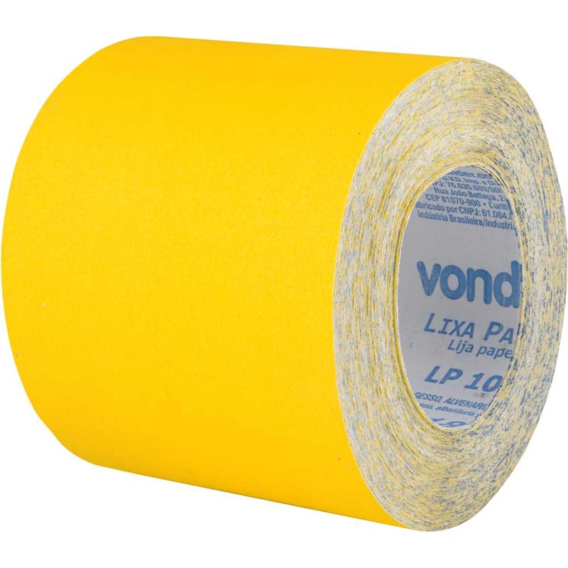Lixa costado de papel em rolo, 120 mm x 25 m, grão 180