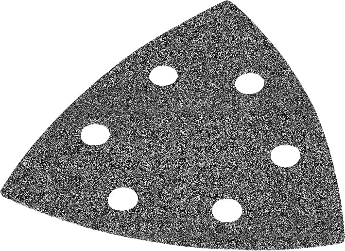 Lixa triangular com costado em pluma, grão 120, para lixamento oscilante com multiferramenta, DWASPTRI12
