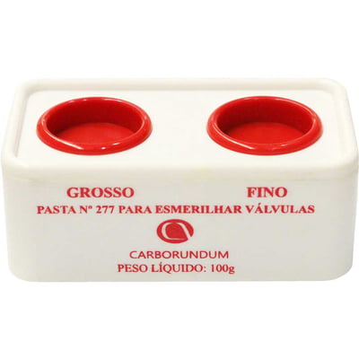 Pasta para esmerilhar válvulas, frasco com 2 tipos de grãos grosso e fino, 100 g, nº 277, 69083139705