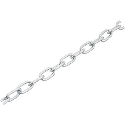 Corrente zincada, com elo curto, 4,0 mm - 5/32", balde