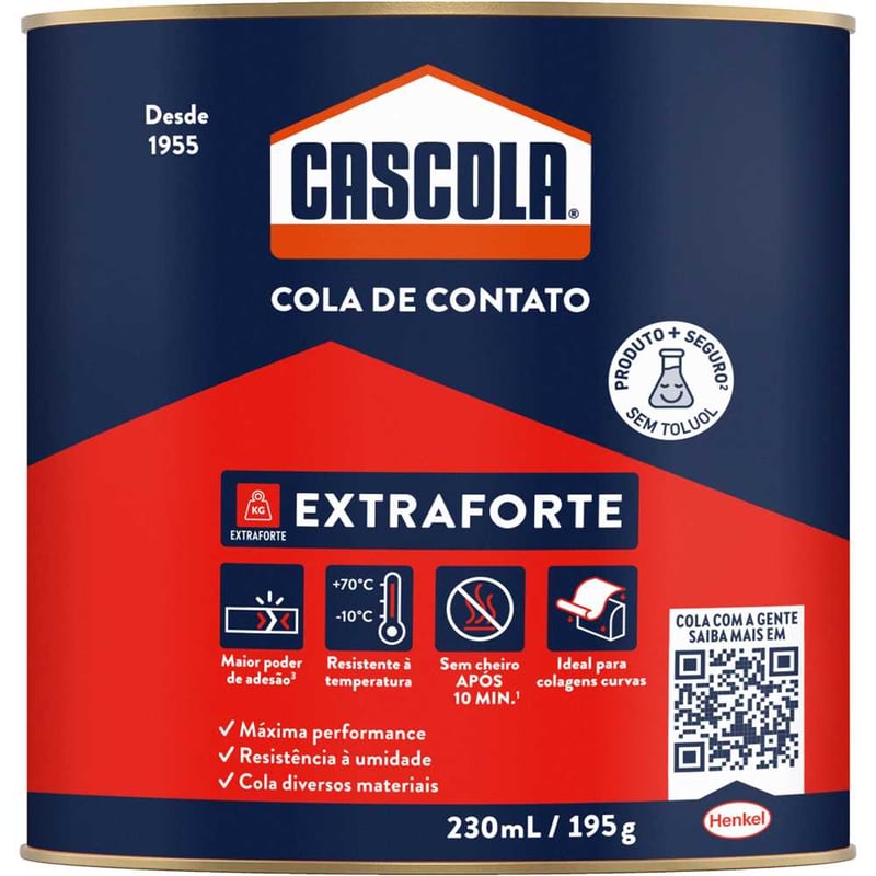 Adesivo de contato extra sem toluol 195 g