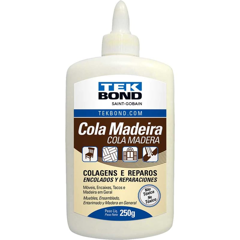 Cola para madeira, 250 g