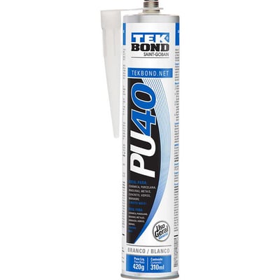 Selante de poliuretano PU40, branco, 310 ml