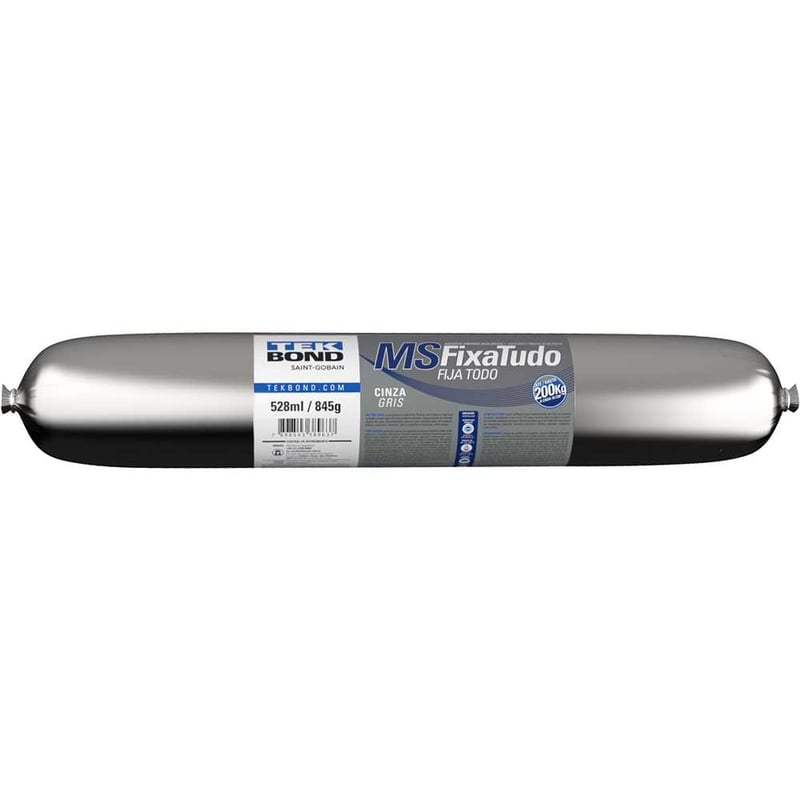 Selante MS híbrido fixa tudo, cinza, 845 gramas