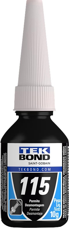 Adesivo anaeróbico para travamento de rosca, torque médio, 10 g