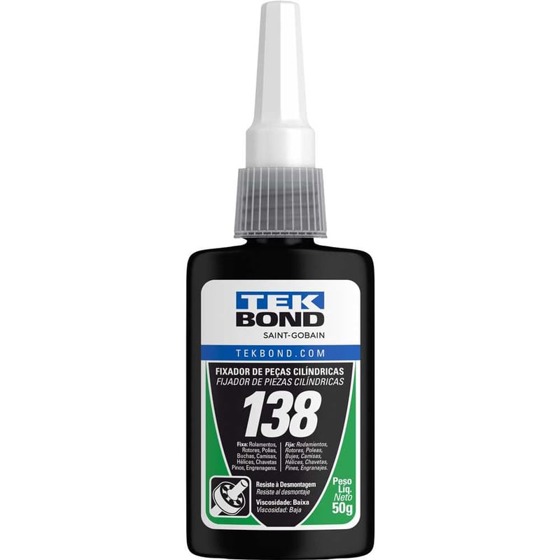 Adesivo anaeróbico para fixação, 138, 50 g, verde