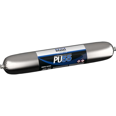 Selante de poliuretano, 600 ml/784 g (sachê), preto, Para-Brisas