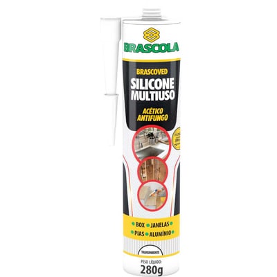 Borracha de silicone Brascoved construção, 280 g