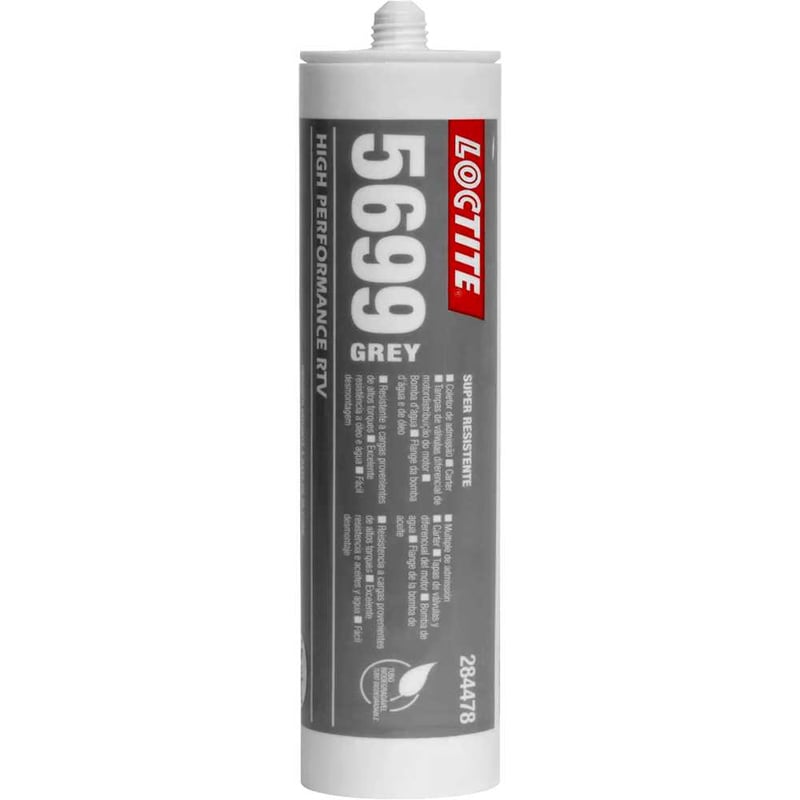 Borracha de silicone premium neutro, 5699 cinza, 400 g