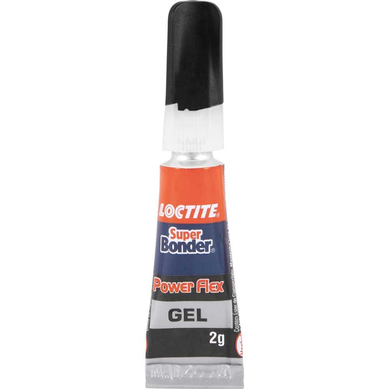 Adesivo instantâneo Super Bonder 2 g, Power Flex Gel