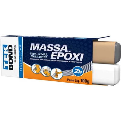 Adesivo epóxi bicomponente 100 g massa