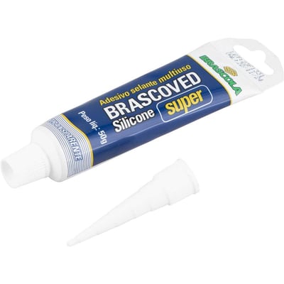 Borracha de silicone acético, transparente, 50 g, 3020007