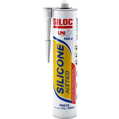 Borracha de silicone acético, branco, 250 g, 102302UC UNIFIX