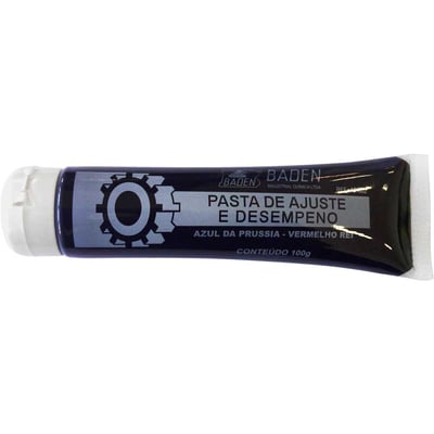 Pasta de ajuste e desempeno para peças metálicas, 100 g, azul