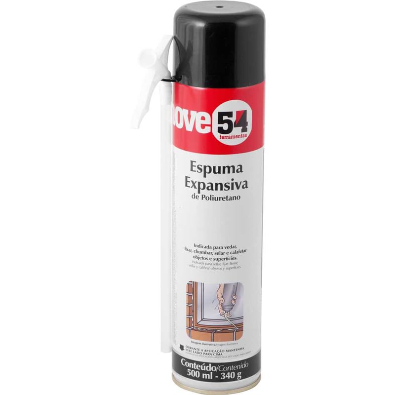 Espuma expansiva de poliuretano, 500 ml/340 g
