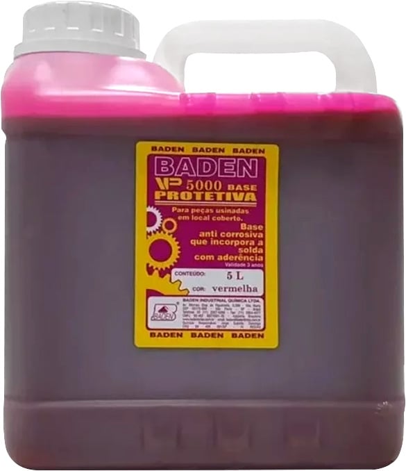 Verniz protetivo antioxidante, 5 litros, vermelho