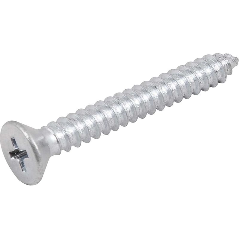 Parafuso autoatarraxante, 4,8 mm x 38,0 mm, cabeça chata, phillips