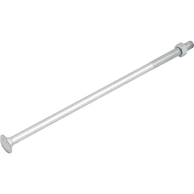 Parafuso francês zincado, 3/8" x 10", com porca