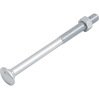 Parafuso francês zincado, 3/8" x 5", com porca