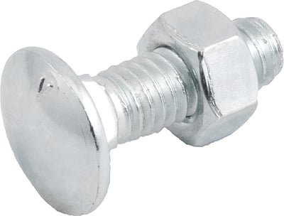 Parafuso francês zincado, 5/16" x 1", com porca