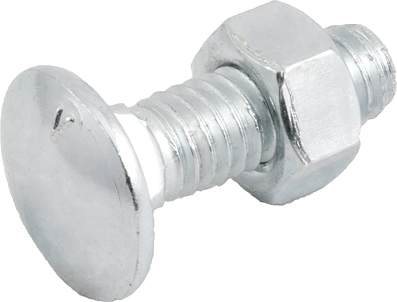 Parafuso francês zincado, 5/16" x 1", com porca