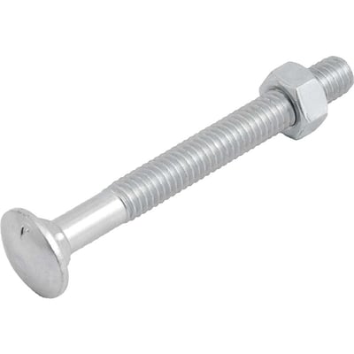 Parafuso francês zincado, 5/16" x 3", com porca