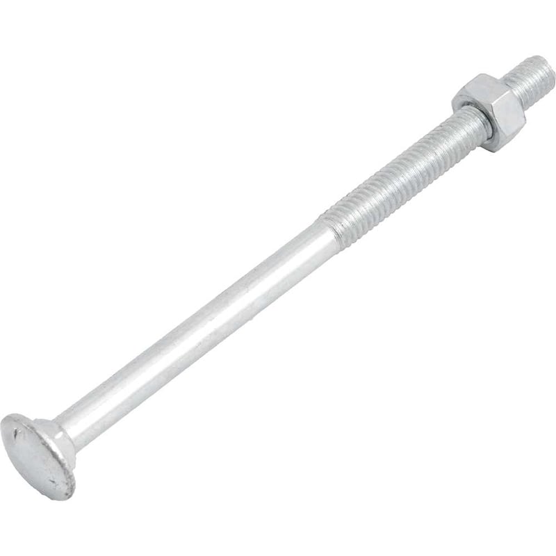 Parafuso francês zincado, 5/16" x 5", com porca