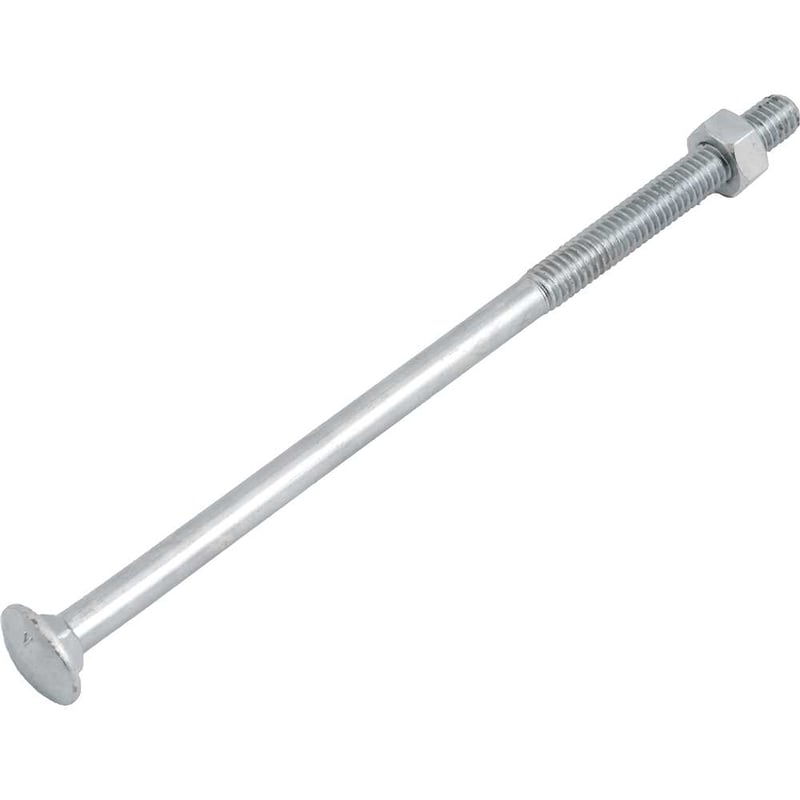 Parafuso francês zincado, 5/16" x 6.1/2", com porca
