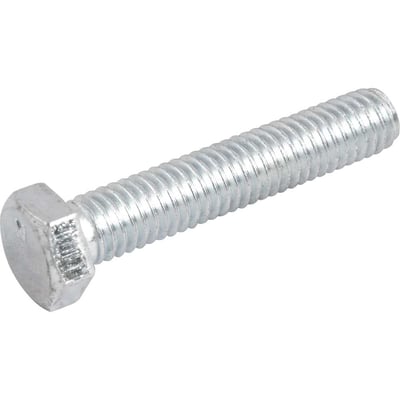 Parafuso sextavado zincado 3/8" x 2", UNC, rosca total