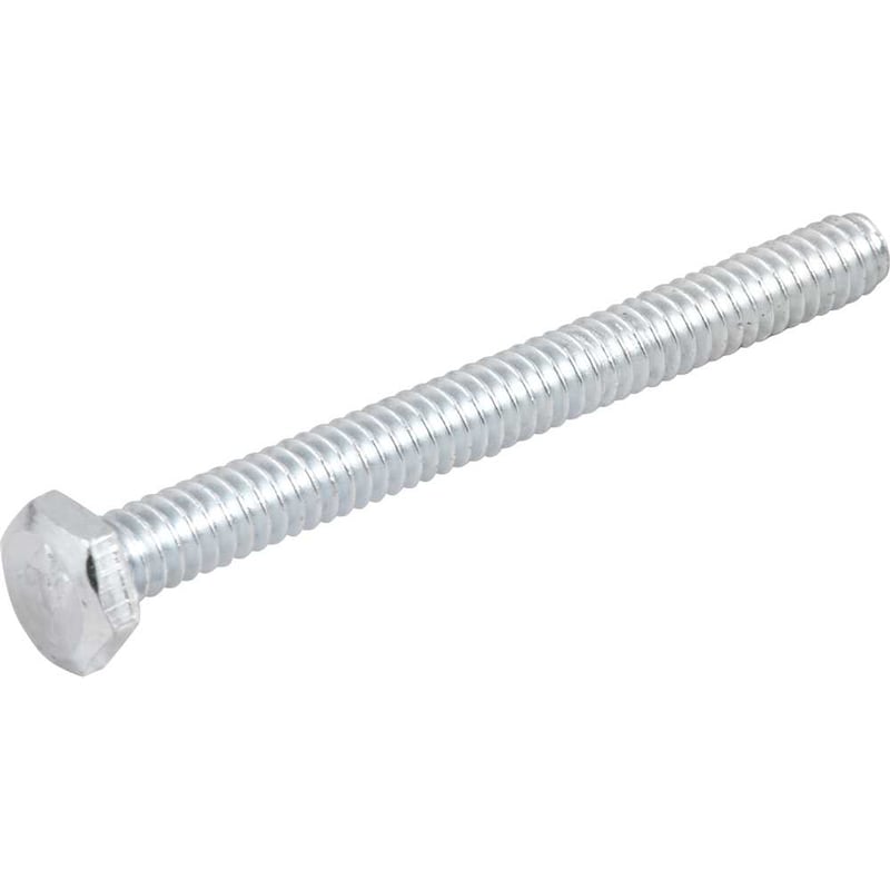Parafuso sextavado zincado, 3/16" x 2", UNC, rosca total