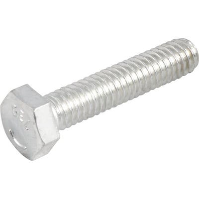 Parafuso sextavado zincado 5/16" x 1.1/2", UNC, rosca total