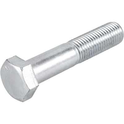 Parafuso sextavado zincado 1" x 4.1/2", UNC, rosca parcial