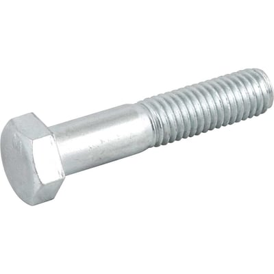 Parafuso sextavado zincado 1/2" x 2.1/2", UNC, rosca parcial