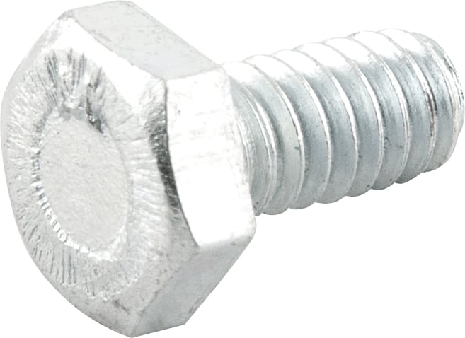 Parafuso sextavado zincado 1/4" x 1/2", UNC, rosca total